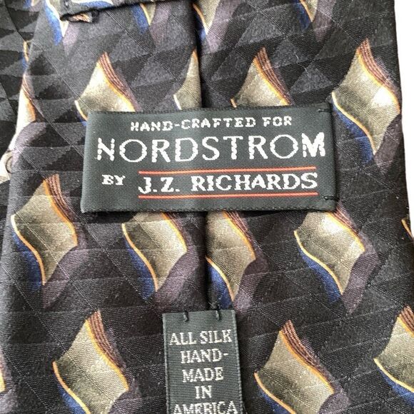 Pre Owned Men’s J. Z. Richards for Nordstrom Hand Crafted Tie Neck Tie Necktie - Picture 2 of 6